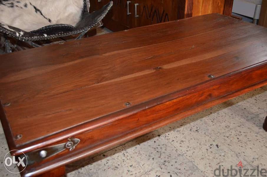 middle table wood teak 1