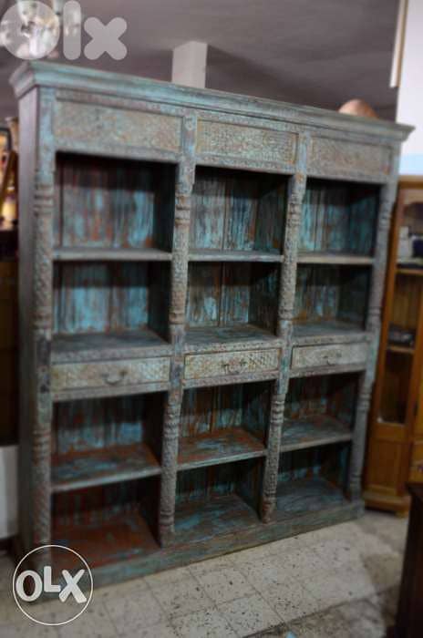 antique shelves wood teak 0