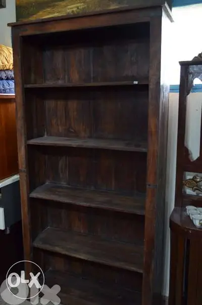 solid wood teak book shelves