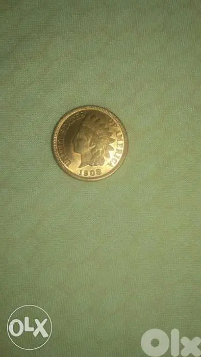 USA Coin Indian Cent 1908 S