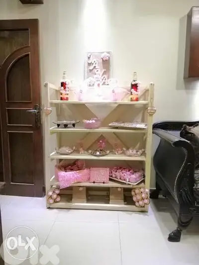 Baby new born stand wood Handmade ستاند طفل حديث الولادة خشب