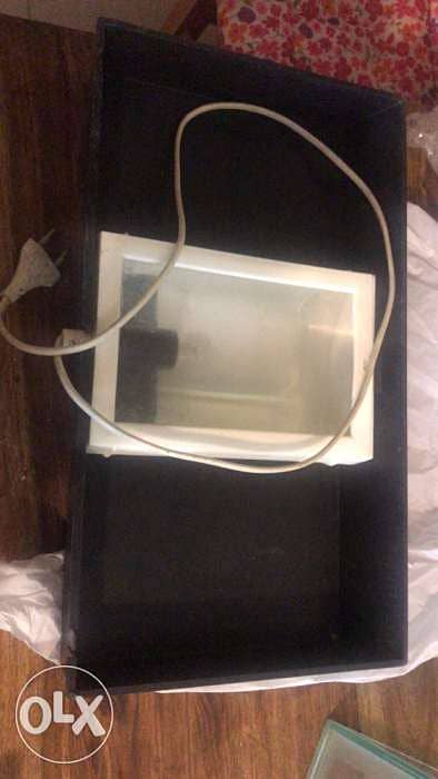 glass aquarium with light bulb 2
