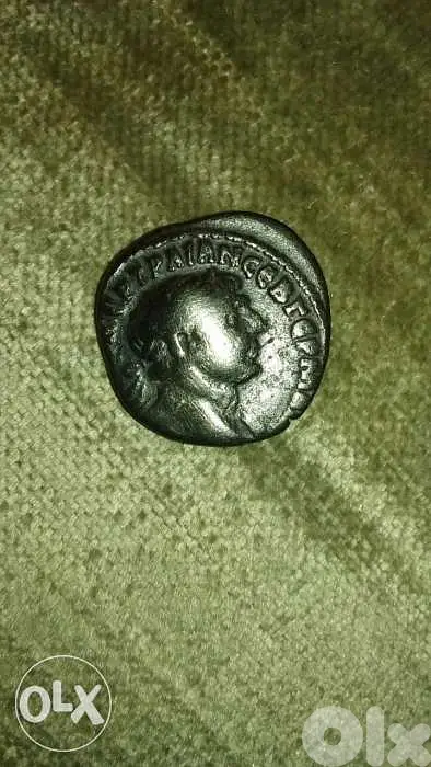 Ancient Roman Silver Coin Emperor Trajan The Great of Rome year 98 AD