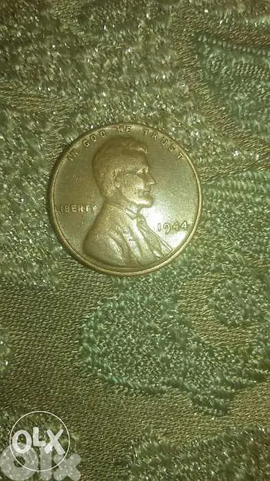 USA Bronze Coin One Wheat Cent year 1944