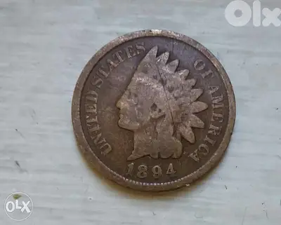 USA Indian Head Cent Copper Bronze year 1894