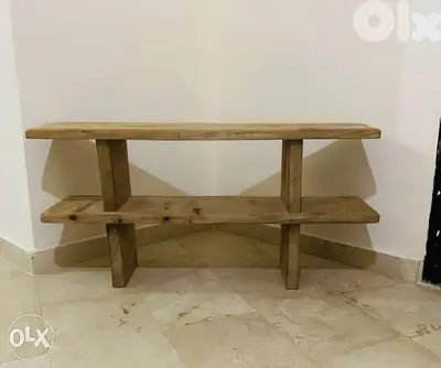 Vintage TV wood stand ستاند تلفزيون خشب شغل يدوي