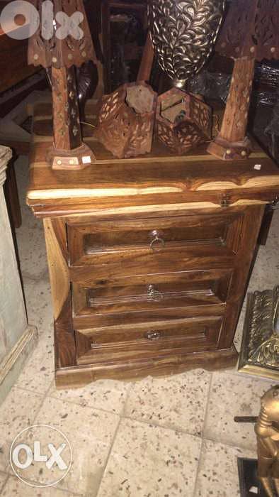 comode solid wiod teak 1