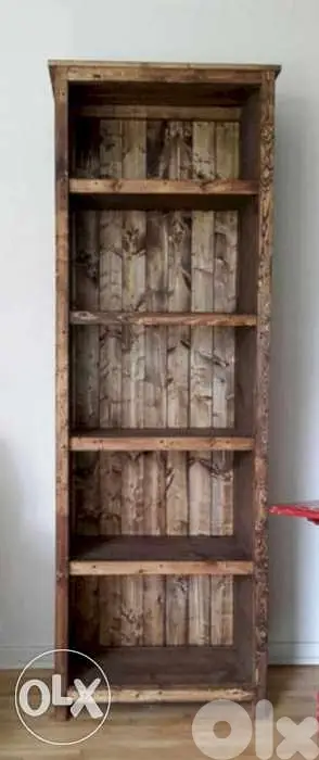 Vintage massive Long wood closet and wall stand خزانة حيط طويلة