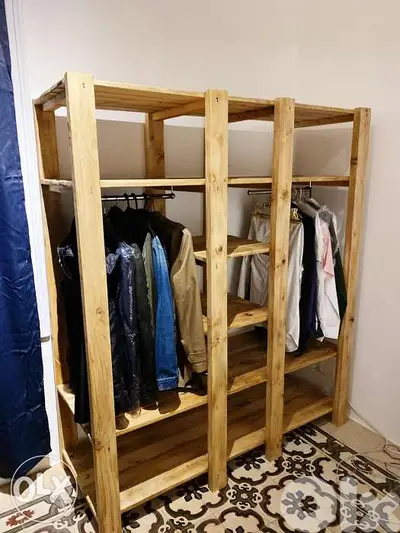 Closet wood American style خزانة خشب ستايل امريكي Closet wood American style خزانة خشب ستايل امريكي