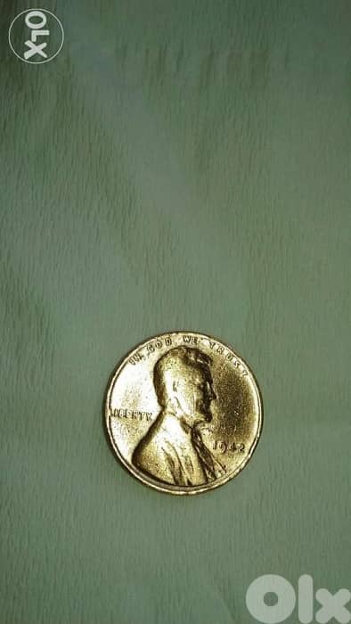 USA Lincolin Wheat Cent year 1942 0