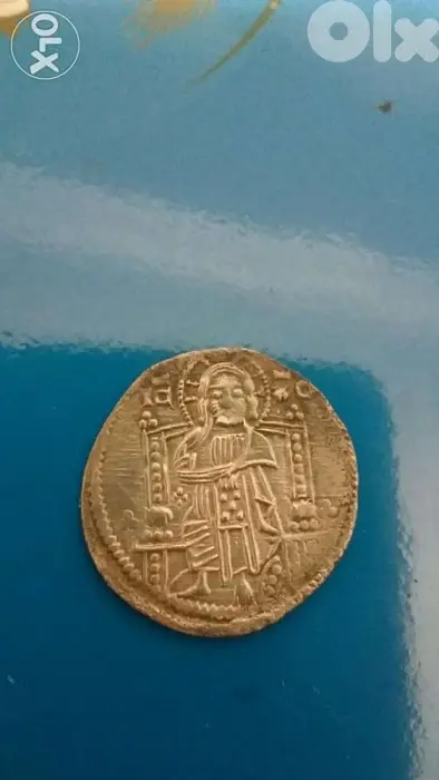 Jesus Christ Silver Coin of Republic of Venice Italy year 1253 AD