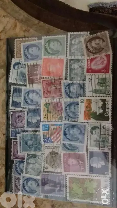 Set of UK and USA Stamps