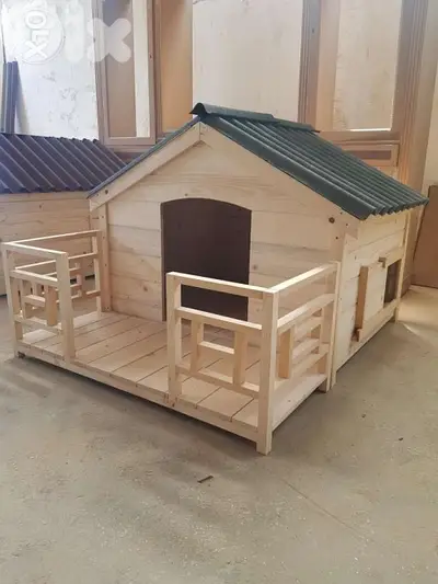 wooden dog houses