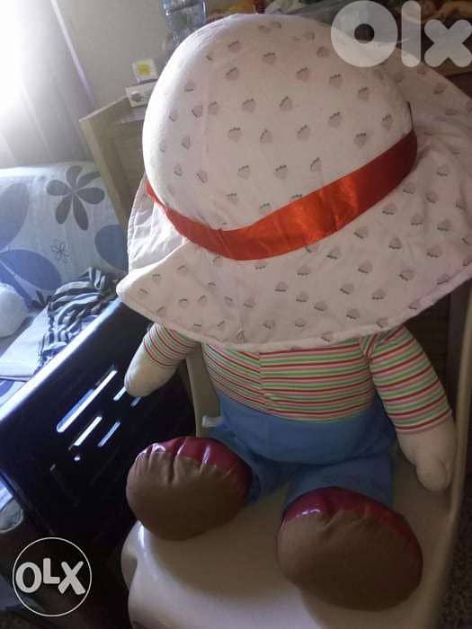 STRAWBERRY SHORTCAKE height 90 Cm Plush Big stuffed as new doll=25$ 2