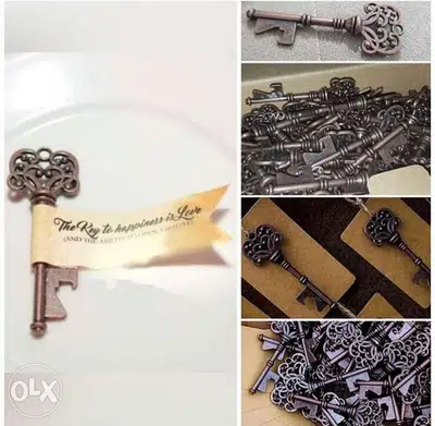 Copper colored Antique Key Bottle Opener 130pcs/lot