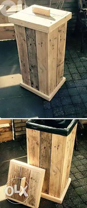 Tools box for indoor outdoor pallet Creative idea صندوق خشب شكل مميز