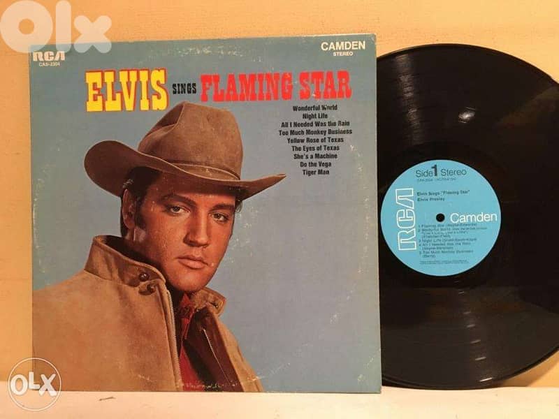 elvis presley "flaming star " vinyl lp 0