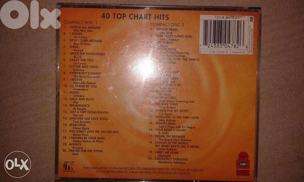 now 25-26-28-29-32-58 double music cds for 7$ each 1
