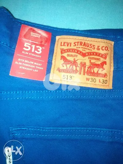 Levi's jeans 513 slim straight size w30 L30