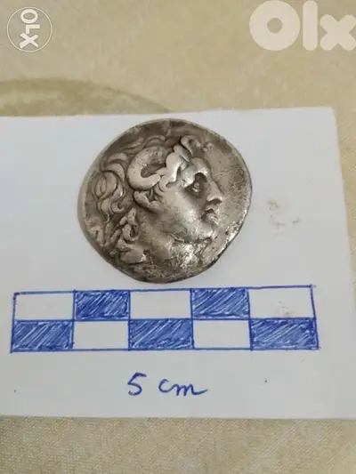 Ancient Greek Lysimachus Silver Tetradrachm year 305 BC