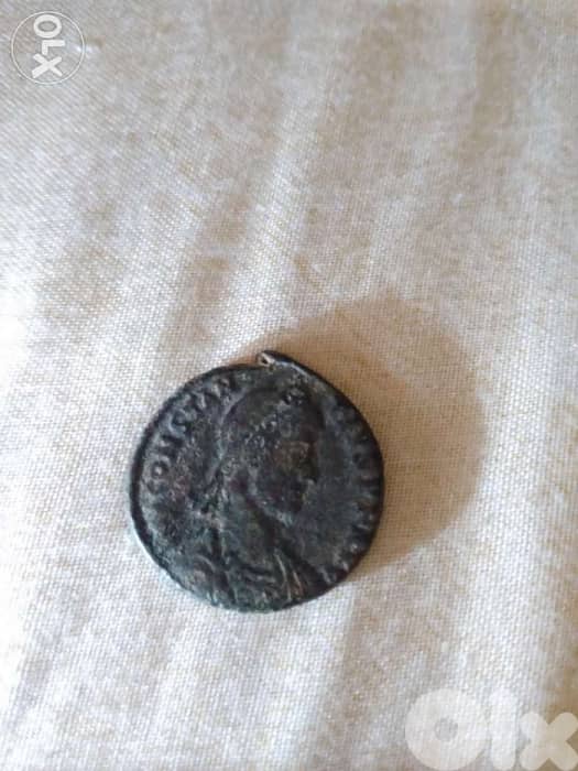 Ancient Roman Bronze Coin for Emperor Contstantine the Great year 306 0