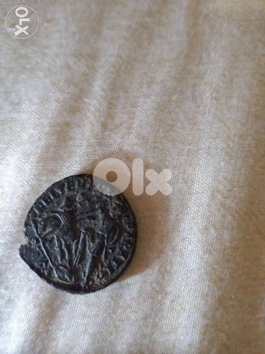Ancient Roman Bronze Coin for Emperor Contstantine the Great year 306 1