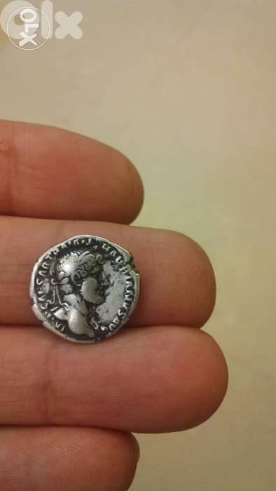 Ancient Roman Silver Coin for Emperor Hadrian year 117 AD 0