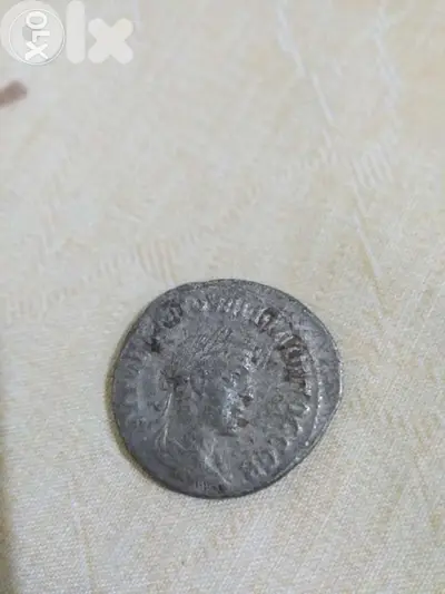Roman Ancient Bronze Coin for Emperror Phillip year 244 AD