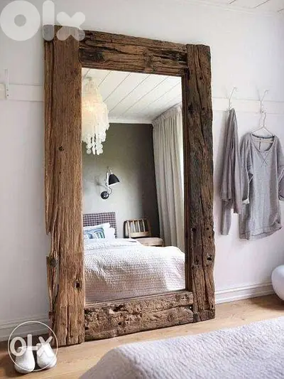 Wall ristic decorating mirror مراية شكل قديم مميز