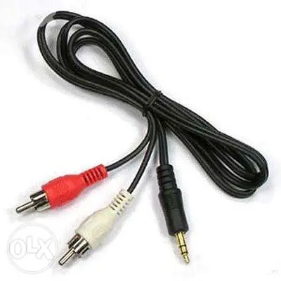 cable rca to aux 1.5m new not used