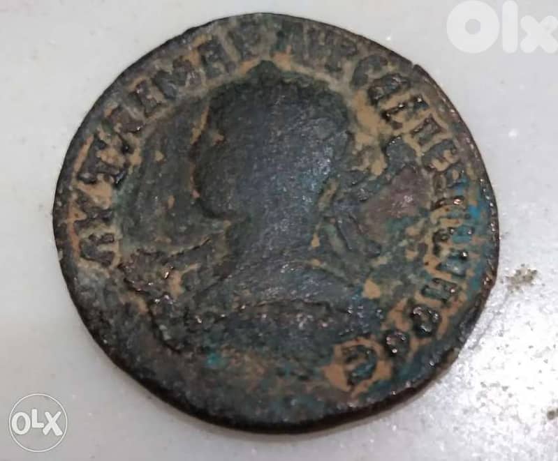 Ancient Roman Bronze Coin for Emperor Servrus Alexandar year 222 AD 0