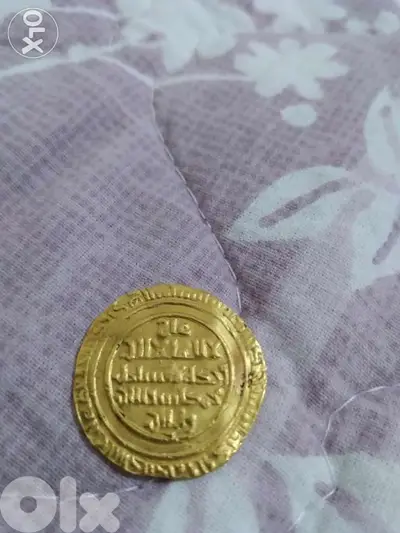 Ancient Islamic Fatimid Gold Coin Khalifa Mostansir Bilah year AH 427