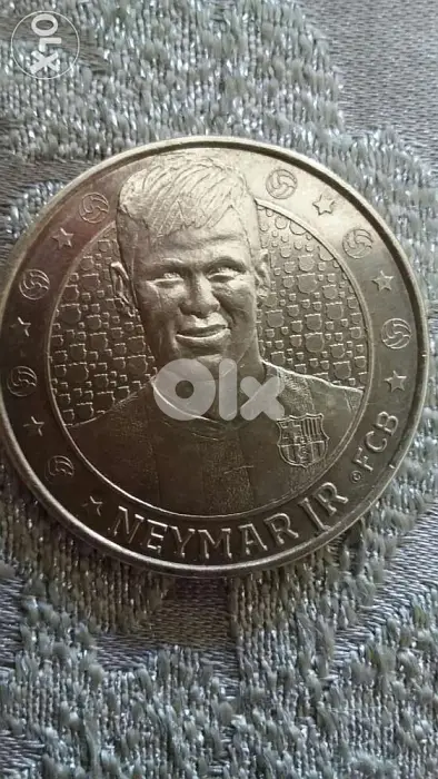 Brazil Neymar JR Commemorative Coin Special for Barcelona Fans