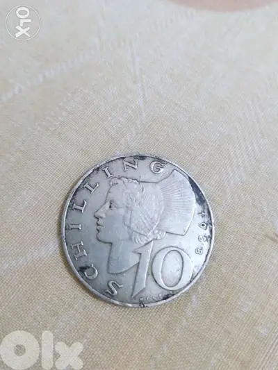 Austria Ostreiche Silver Coin 10 Schilling year