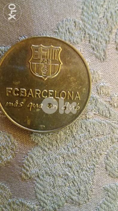 Brazil Neymar Bronze Barcelona Coin 1