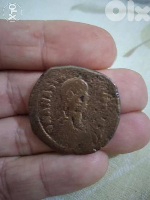 Ancient Byzantine Bronze coin for Emperor Anastasius I year 491 AD 0