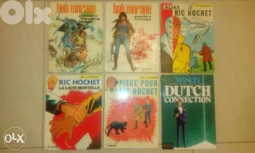 vintage 70s & 80s 90s french comics magazines starting 7$