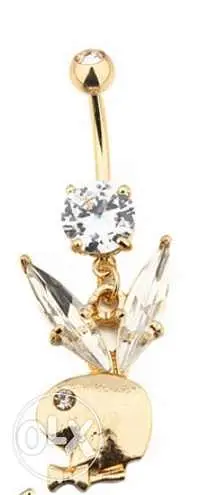 Gold plated rabbit piercing 10$