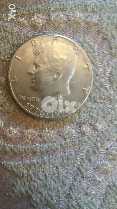 John F Kenndy USA Half Dollar Commemorative year 1776_1976