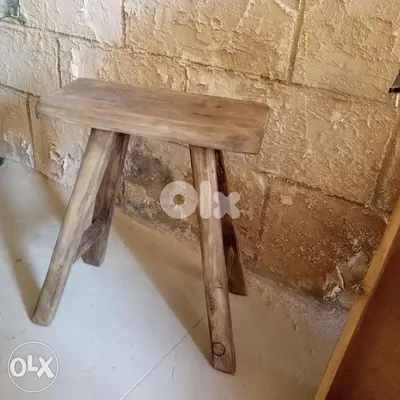 mug table wood vintage style طاولة فنجان صغير