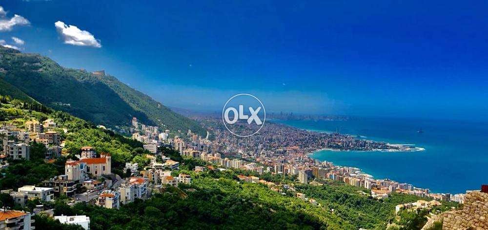 18664 SQM Land in Kfour, Keserwan with Sea and Mountain View 0