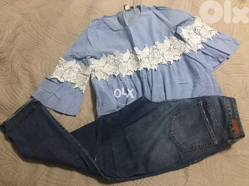Mom jeans authentic Abercrombie size 38 3