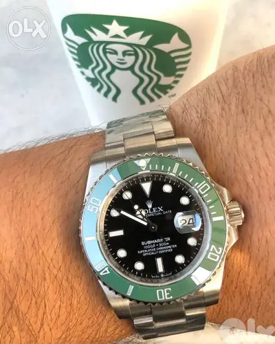 Rolex Submariner starbucks