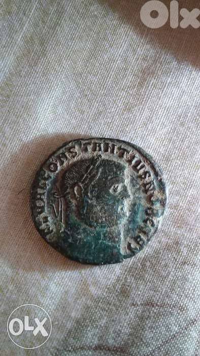 Roman Bronze Coin for Emperor Constantinus. wide and very special 0