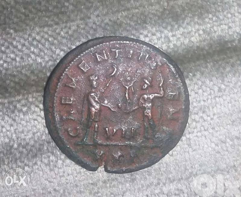 Roman Bronze Coin for Emperor Constantinus. wide and very special 2