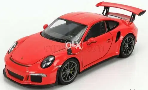 '16 GT3 RS Porsche diecast car model 1:24.