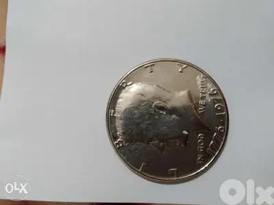 Half Steel USA Dollar of Jhon Kennedy Memorial 200 years independence