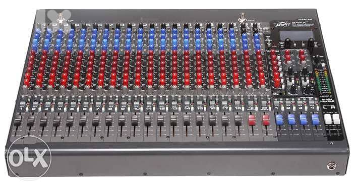 mixer peavey 24 input,double effect,6 aux,usb play & record+processor 1