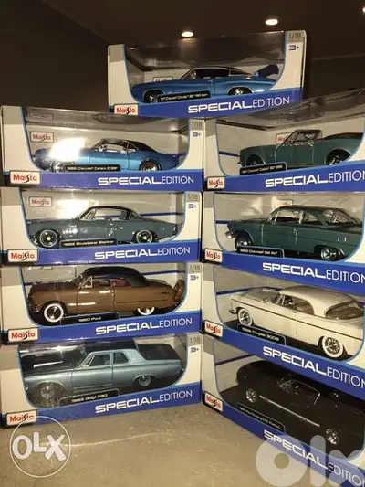 each model diecast muscle cars 1/18 brand new