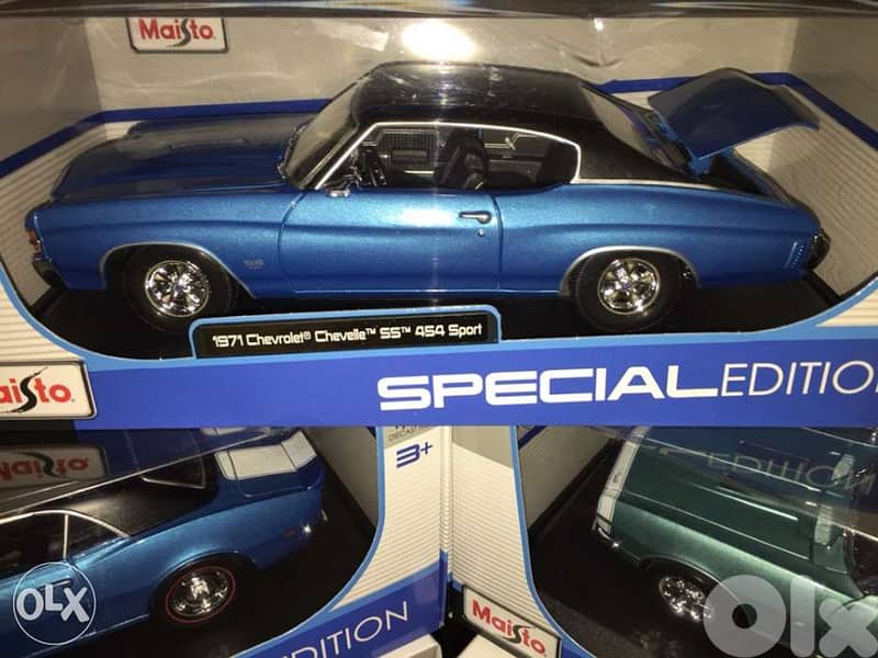 each model diecast muscle cars 1/18 brand new 4